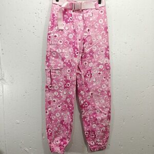 Blackmilk Classic Care Bears Pink Cargo Pants Womens Size 10 Limited‎